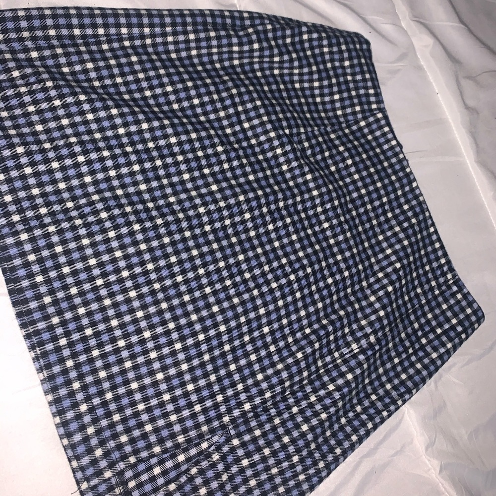 Checkered Mini Skirt